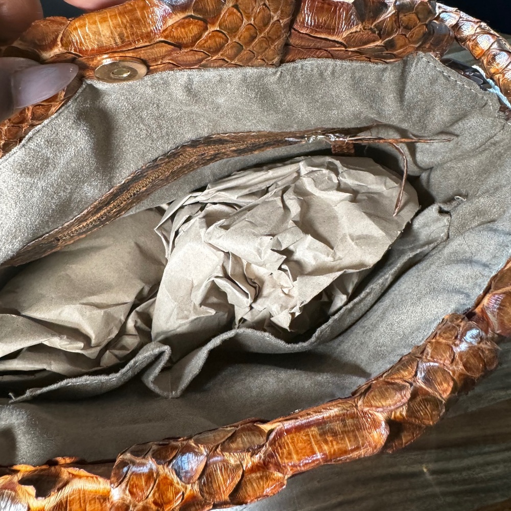 Genuine Leather Python Bag *BRAND NEW*